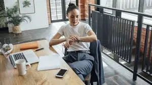 Calm office environment with natural lighting